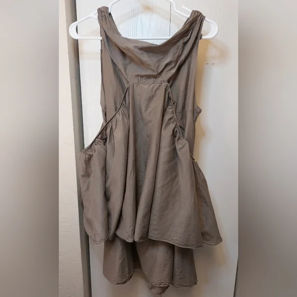 Gabriella Rocha Open Shoulder Cotton & Silk Flowy Top Size Medium Boxy Date Boho - Picture 7 of 13